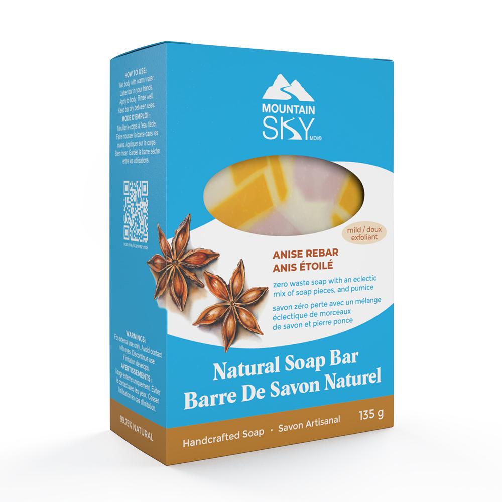 Mountain Sky Soap Anise Rebar